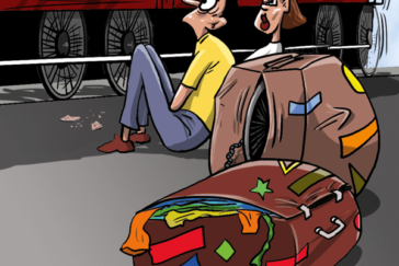 The wheel covers sit over the hubs and have a skewer that slides through your axles. These kept the wheels in place and prevented the wheels scratching the frame