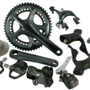 The wheel covers sit over the hubs and have a skewer that slides through your axles. These kept the wheels in place and prevented the wheels scratching the frame