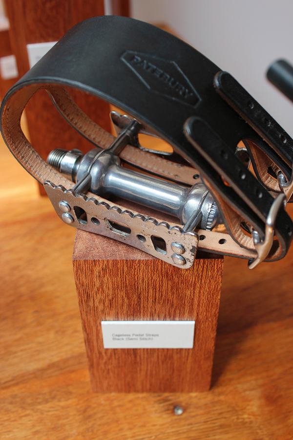 Patebury Kangaroo Leather Pedal Straps inside stitching