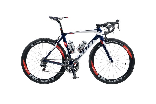 Pro logo Nago Evo CPC saddle with Australian flag and carbon Ritchey seatpost.