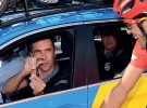 <p>McGee spent five years as DS for Saxobank, seen here enjoying victory with Alberto Contador at the 2012 Vuelta.</p>