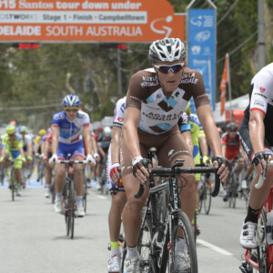 Teams navigate a climb on Stage 2 of the TDU. Images by Sirotti.