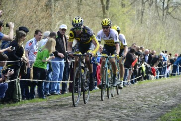 Flat mount disc calipers provide extra rigidity and better heat management.