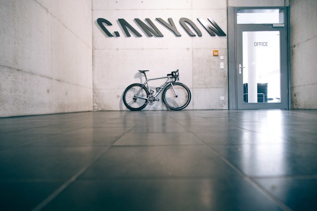 Canyon home base in Koblenz in Germany. Every bike is assembled and QC checked in Germany before being shipped off around the globe.