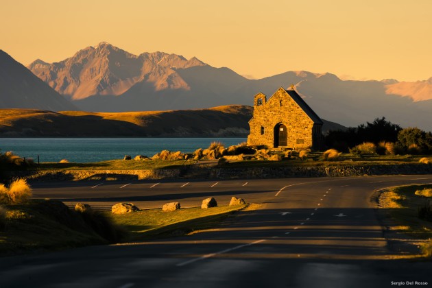 Church of the Good Shepherd at Tekapo was a picturesque, if chilly, starting point for Stage 4 on the South Island.