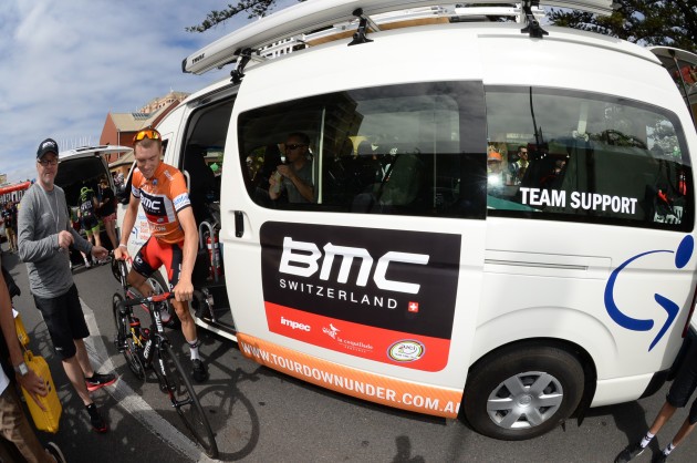 Returning champion Rohan Dennis will once again make his mark on the Santos Tour Down Under with Team BMC Racing. Image by Sirotti