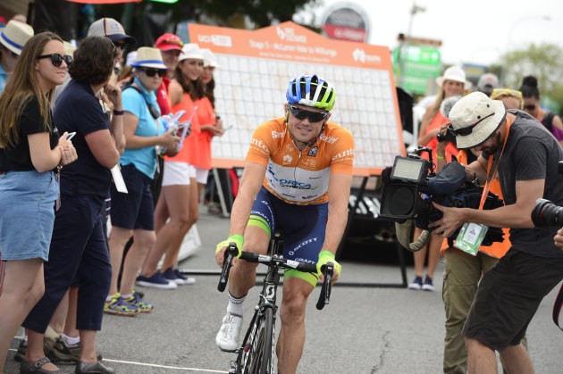 Simon Gerrans riding for Orica-GreenEdge has taken out the General Classification title for the 2016 Santos Tour Down Under, making him the leading man of the UCI WorldTour circuit. Photo by Sirotti.