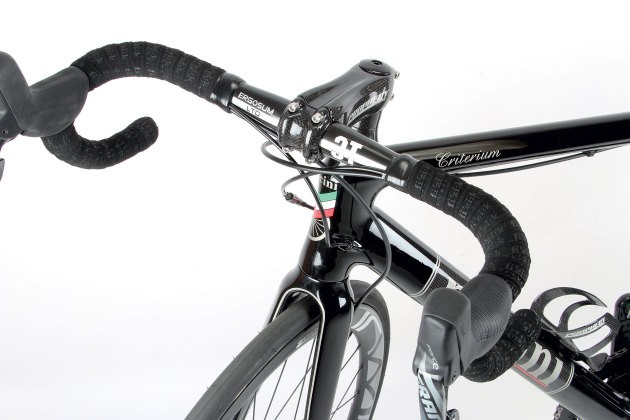The hoods on the hydraulic shifters are longer and higher than you may be used to.