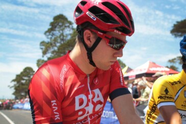 Spotted at the Tour Down Under, the all new KASK eyewear worn by Drapac Professional Cycling.