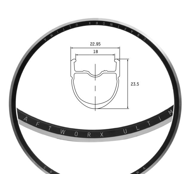The Craftworx Ultima 2 rim profile is designed for maximum performance and durability.