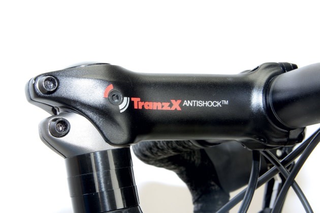 The Tranz-X stem seems a bit of overkill on an already smooth riding frame, a bit of the 'belt and braces' approach.