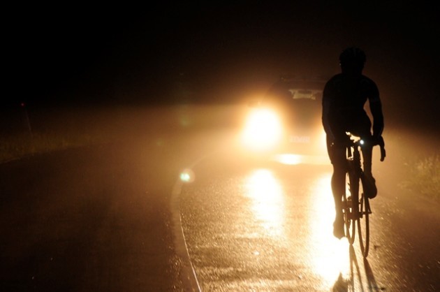 Choose bright clothing and bright rear lights for a larger presence in low light.