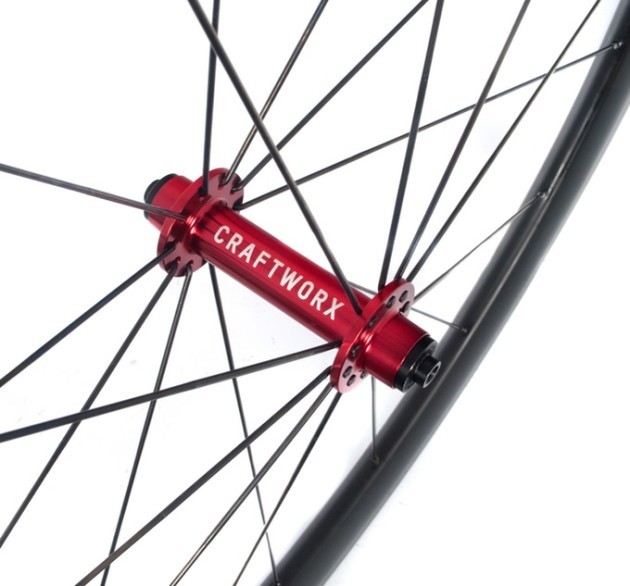 Craftworx 'Ultima' Carbon Road Wheel front.
