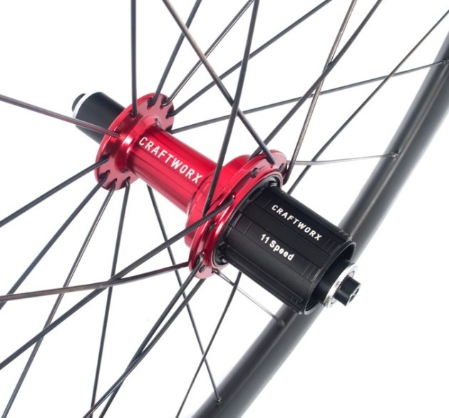 Craftworx 'Ultima' Carbon Road Wheel rear.