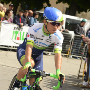 Svein Tuft at the Giro d'Italia this year. Tuft is the team captain for the Tour of Poland and will hope for success on the final stage which is a 25km time trial. Photo by Sirotti