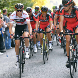 Rohan Dennis goes into stage 7 in the overall lead of the Eneco Tour: Image: BMC Racing Team / Tim De Waele.
