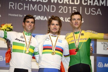 At just 22-years-old, Caleb Ewan will be a rider to watch at the 2016 World Championships in Doha next month. Image: Sirotti.