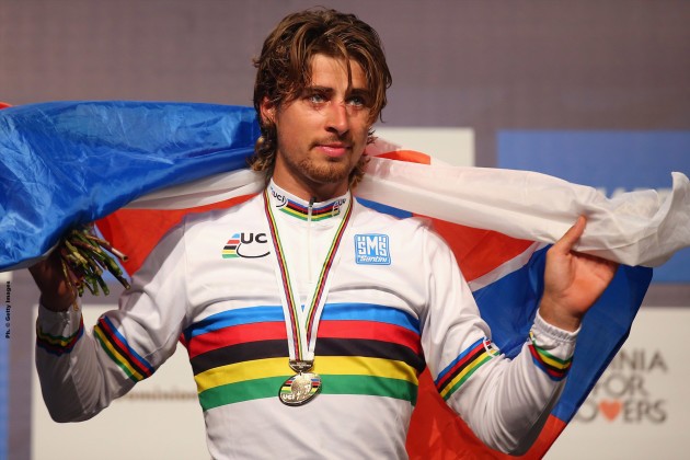 Peter Sagan won the Grand Prix de Quebec in an intense sprint finish. Image: Peter Sagan.
