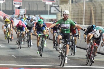 It was the 'Manx Missile's' second win of the 2016 Abu Dhabi Tour and Team Dimension Data's 32nd stage win of the year.