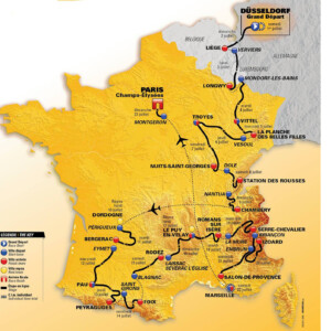 Alexis Boulivet, a 20-year-old, conceptual arts student, designed the 2017 TDF poster and won 5 000 euros for his efforts.