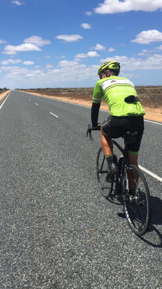 Greg McDermott has made some impressive 1-day tallies in his ride around Oz including several 300+km days.