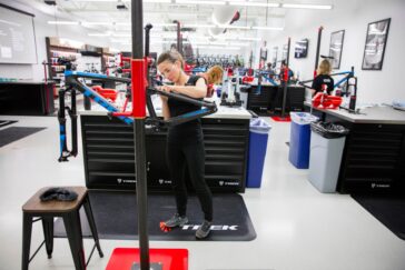 Disc road bikes have already spawned new standards. By inserting the mounting bolts through the bottom of the frame and threading them into the brake caliper, the new 'Flat Mount' standard allows the caliper to be neatly located inside the frame.