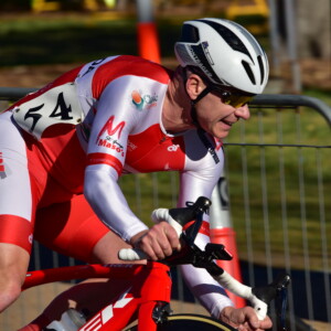 MY BIKE AND ME - paracyclist Andrew Falconer (in yellow) cycled through weight loss, injury, a marriage bust up and for ongoing mental health.