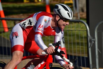 MY BIKE AND ME - paracyclist Andrew Falconer (in yellow) cycled through weight loss, injury, a marriage bust up and for ongoing mental health.