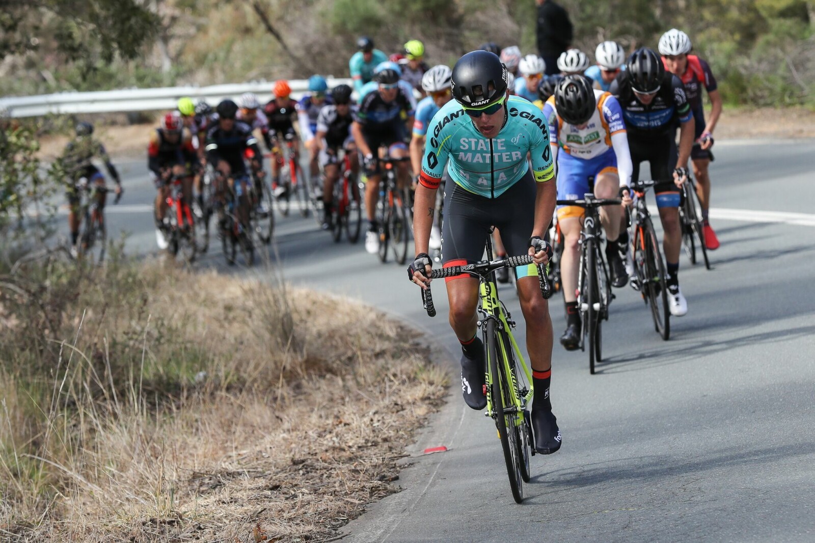 Out front for his 2016 NRS team State of Matter MAAP.