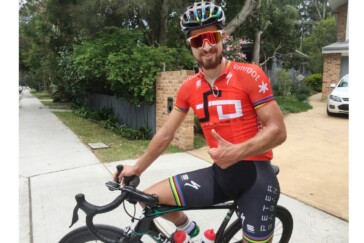 The back-to-back World Champion after a 122km training ride on Sydney's northern beaches.