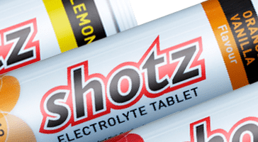 Shotz Electrolyte Tablets not only taste great but will help keep you going on this long, hot summer rides.