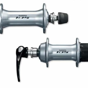 These DT Swiss hubs use a 'straight pull' spoke system; a methodsome brands use to reduce hub weight.