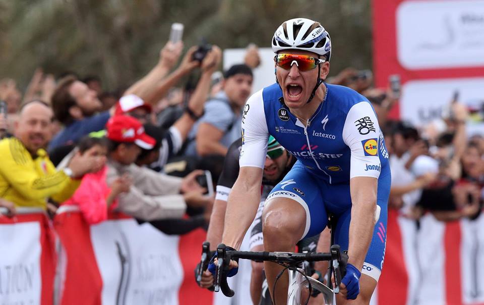 After a disappointing start to the 2017 Bay Crits Caleb Ewan enjoyed a stunning sprint victory on stage three. Image: Twitter.