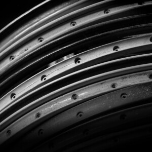 Irwin's carbon clinchers integrate ceramic fibres into the brake track to keep rim temperatures well below critical Tg for safer braking in long downhill situations.
