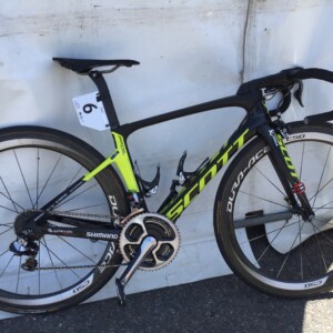 Richie Porte now wears the Ochre Jersey after his punchy win in the 148km stage from Stirling to Paracombe. Image: Sirotti.