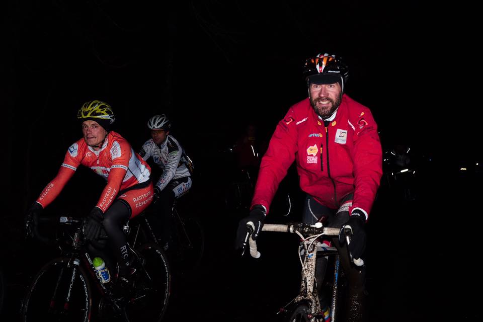 Despite ice, snow and even frost on his beard, Jens Voigt completed the 8848m Everest Challenge in Berlin overnight. Image: Jens Voigt Facebook.