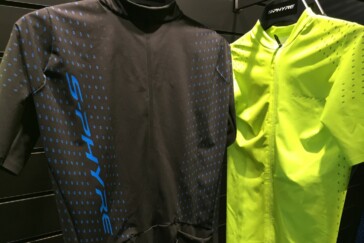 Shimano's new S-PHYRE clothing range compliments the S-PHYRE cycling shoes released last year. Image: Nat Bromhead