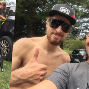 Anthony Griffin was another keen Sydney cyclist to meet and ride with the man himself.