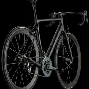 Damien Howson crosses the line after  the challenging uphill stage to falls Creek. Image: Con Chronis.