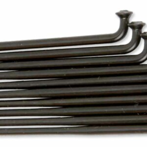 You can see the single eyelets in this rim, fixed to only the inner wall. These reinforce the spoke hole to prevent cracking around the nipple, help to prevent the nipple pulling through and also allow the nipple to turn more easily while building.