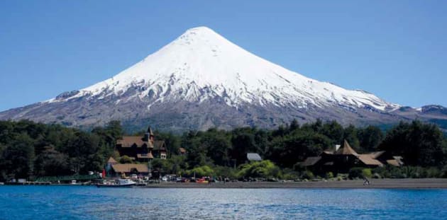 Volcan Osorno is about 10 hours drive south of Santiago, but spectacular enough to warrant the visit.