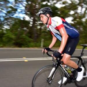 A rider hits the start of the challenging Jamberoo Mountain climb during the 2016 145Classic. Image: Nat Bromhead