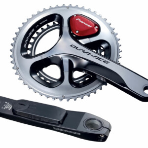 Australian cycling journalist Rupert Guiness with UK cycling journalist John Wilcockson and Graham Watson at the 2012 Tour de France. Image: R. Guiness.