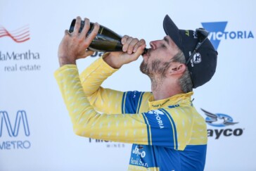 Orica-Scott work hard to protect their new protected rider, Damien Howson. Image: Con Chronis.