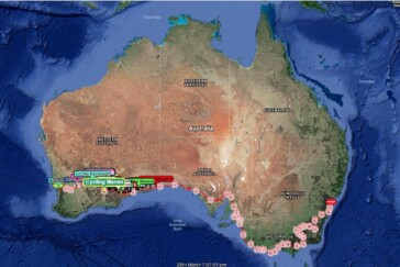 Paul Ardill spent Sunday night in a public toilet alongside the highway. Image: Paul Ardill.