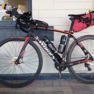 Steffen Streich prior to leaving Greece for his trip to Australia to ride the Indian Pacific Wheel Race. Image: Anagno Cycles.