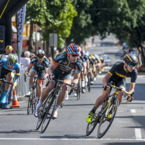 Sarah assists a client with strength training. Image: Sarah Hunter FTP Training.