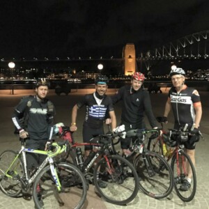 Steffen Streich prior to leaving Greece for his trip to Australia to ride the Indian Pacific Wheel Race. Image: Anagno Cycles.