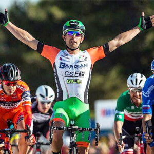 Suspended Bardiani rider Steffano Pirazzi. Image: Facebook.