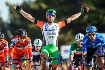 Suspended Bardiani rider Steffano Pirazzi. Image: Facebook.